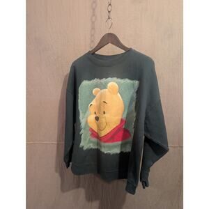 VTG 90s POOH Sweater Sz L/XL Green Great COndition